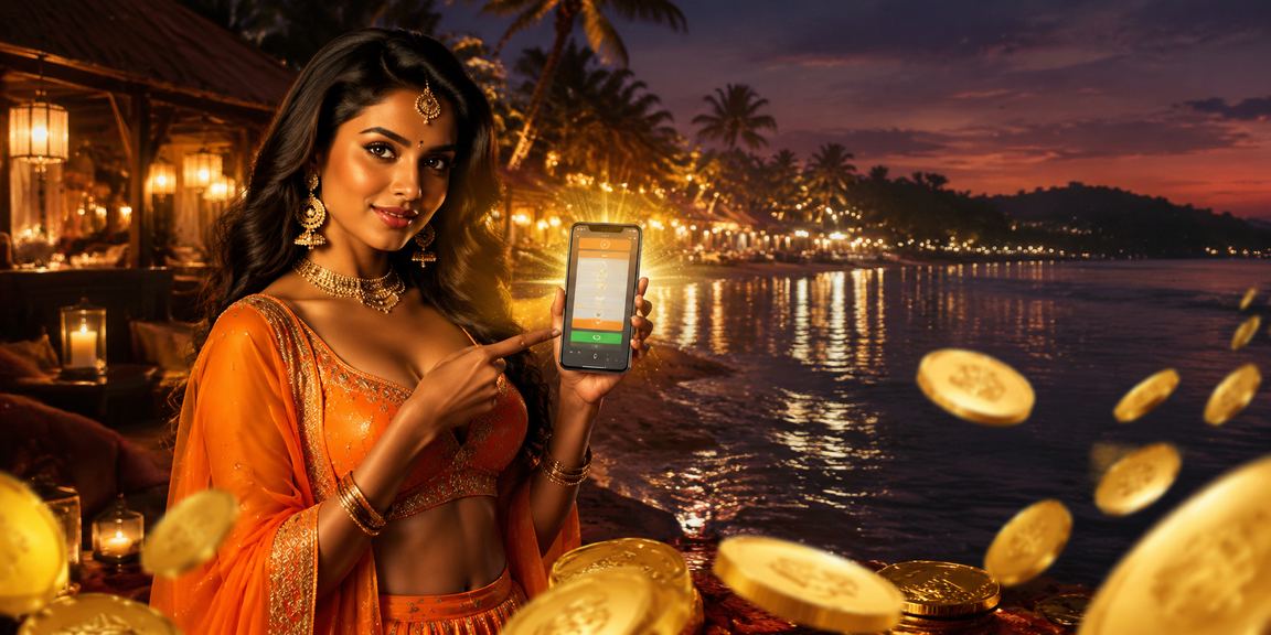 Mobile payment options on Goa beach for Indian players